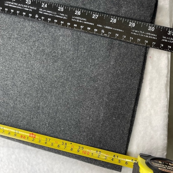 L.L. Bean Pants Womens 12 Grey Classic‎ Fit Straight Flannel 100% Cotton Lined - Picture 9 of 14